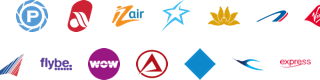 Airline logos